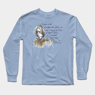 Jane Eyre quote - Feminist quotes - Jane Eyre Art. Long Sleeve T-Shirt